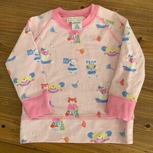 The Beaufort Bonnet Company Cassidy Crewneck pullover with a cheer/animal